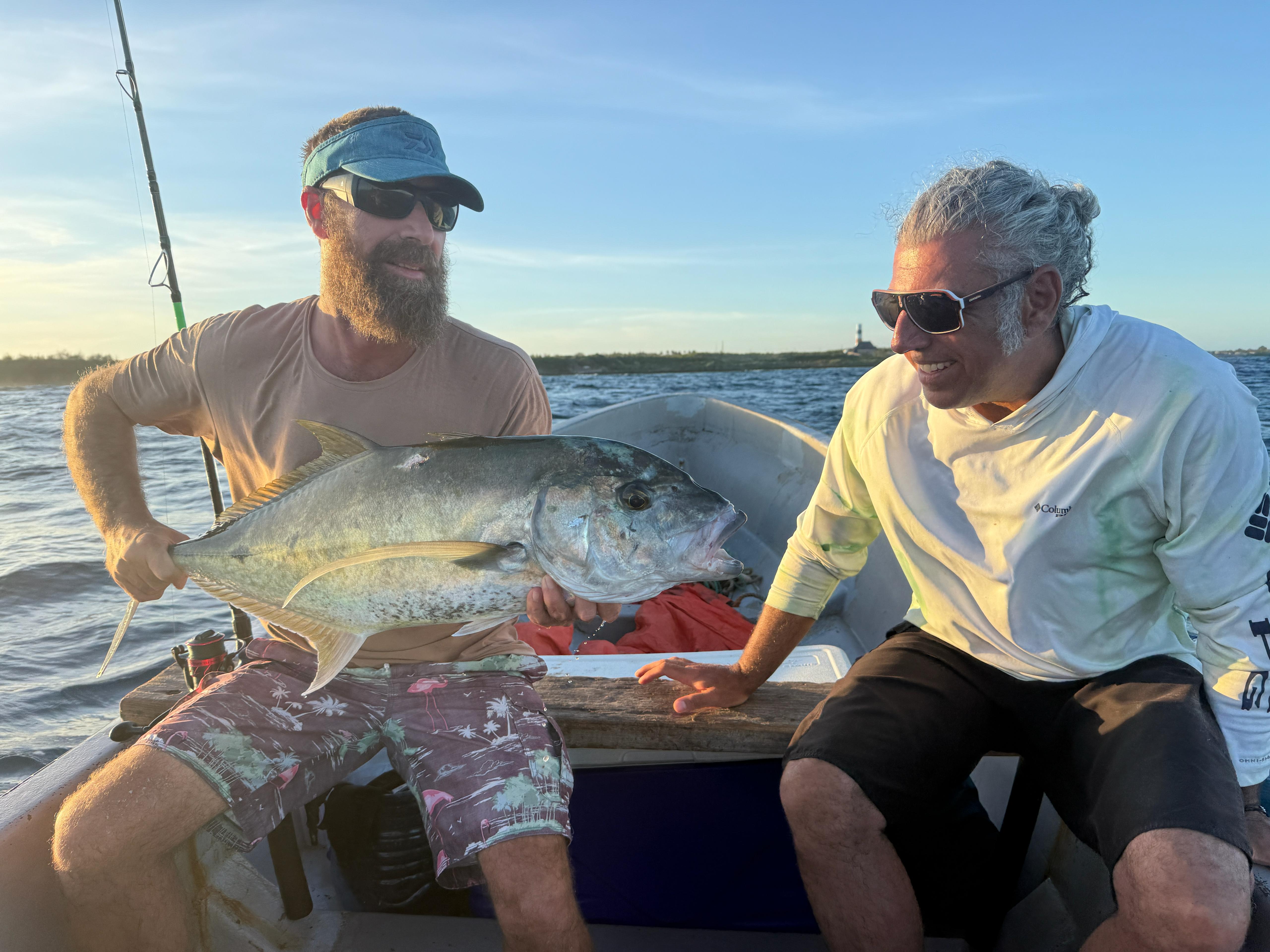 Fishing boat in action